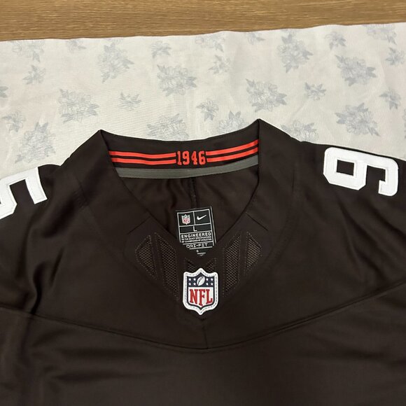 NFL Myles Garrett Cleveland Browns Nike Dri Fit Limited #95 Jersey - Picture 4 of 6